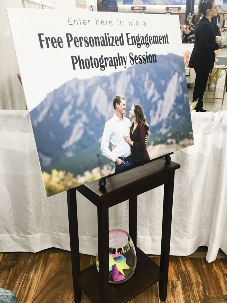 Giveaway at Wedding Show by Northern Colorado Wedding Show Hillary Shedd Photography