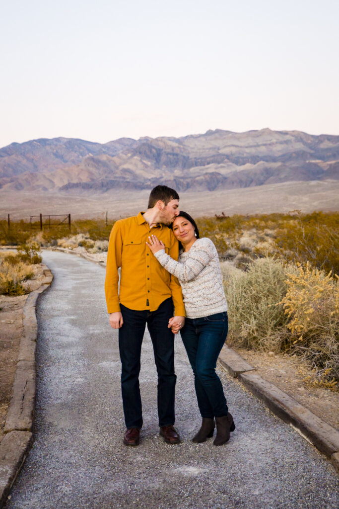 Engagement Session in Las Vegas the Springs Preserve