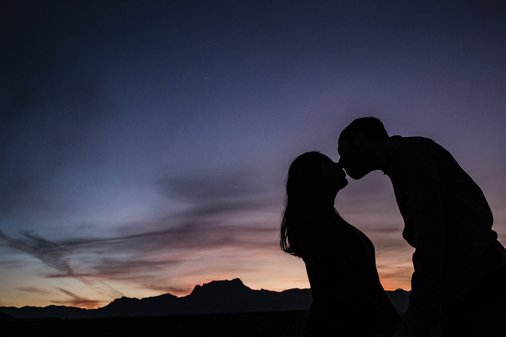 Engagement Session in Las Vegas Red Rock Canyon National Conservation Area in Calico Basin